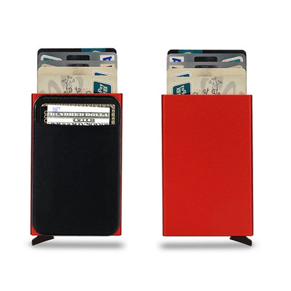 Smart wallet card holder