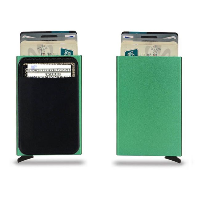 Smart wallet card holder