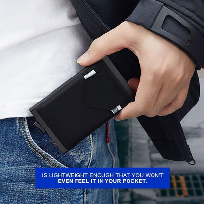 Smart wallet card holder